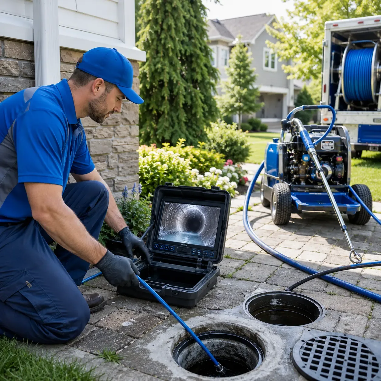 Outdoor drain cleaning professionals serving Freeport, PA